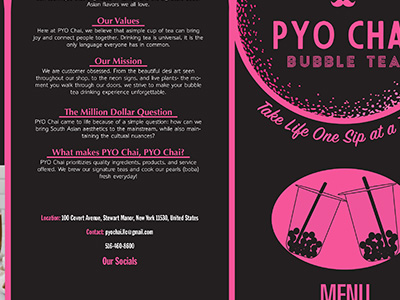 Menu Design